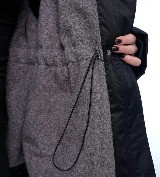 Парка Arctic Flow Black | Showroom By Nona — зображення 9