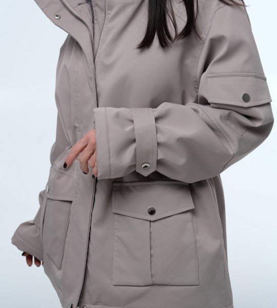 Парка Arctic Flow Light Olive | Showroom By Nona — зображення 2