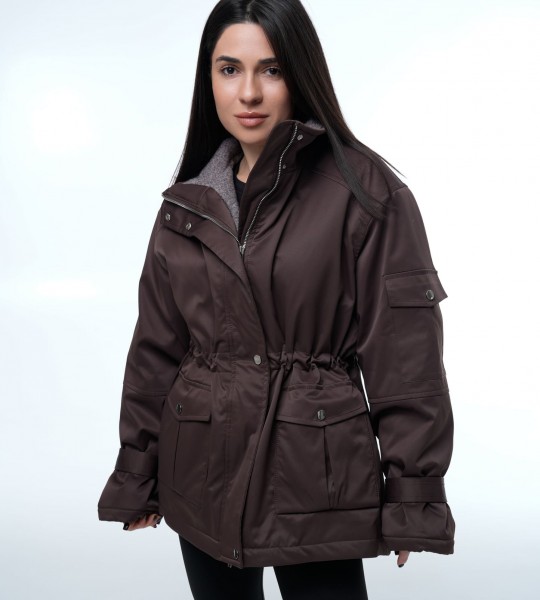 Парка Arctic Flow Chocolate | Showroom By Nona