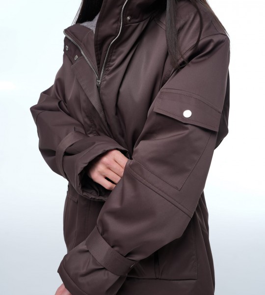 Парка Arctic Flow Chocolate | Showroom By Nona — зображення 3