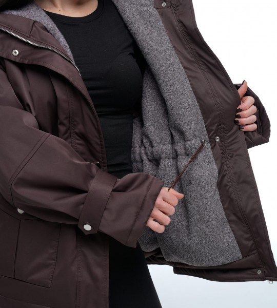 Парка Arctic Flow Chocolate | Showroom By Nona — зображення 5