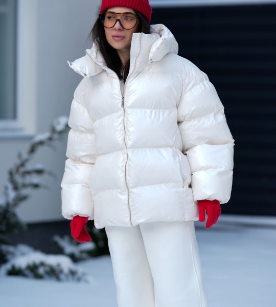 Куртка Arctic Luxe Milk | Showroom By Nona — зображення 4