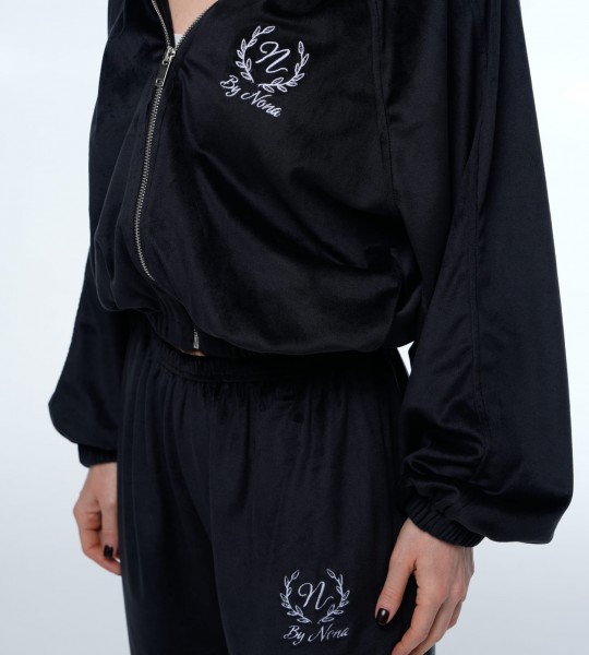 Костюм Velvet Crest By Nona Black | Showroom By Nona — зображення 3