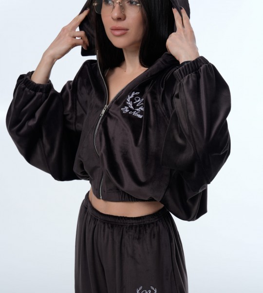 Костюм Velvet Crest By Nona Chocolate | Showroom By Nona — зображення 5