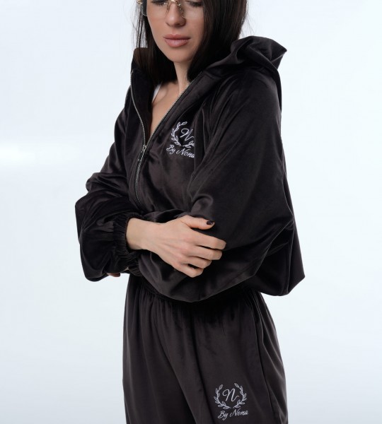 Костюм Velvet Crest By Nona Chocolate | Showroom By Nona — зображення 6