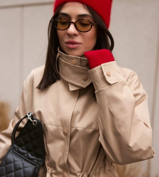 Парка Milano Sculpt Beige | Showroom By Nona — зображення 7 Парка Milano Sculpt Beige | Showroom By Nona — зображення 7