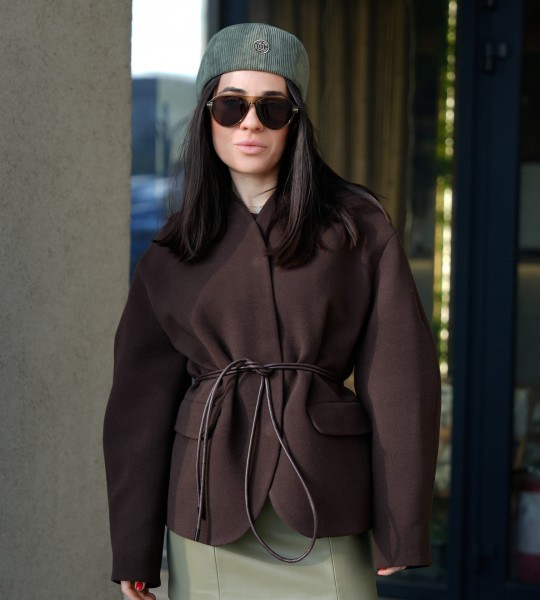 Жакет Élan Wrap Шоколадний
