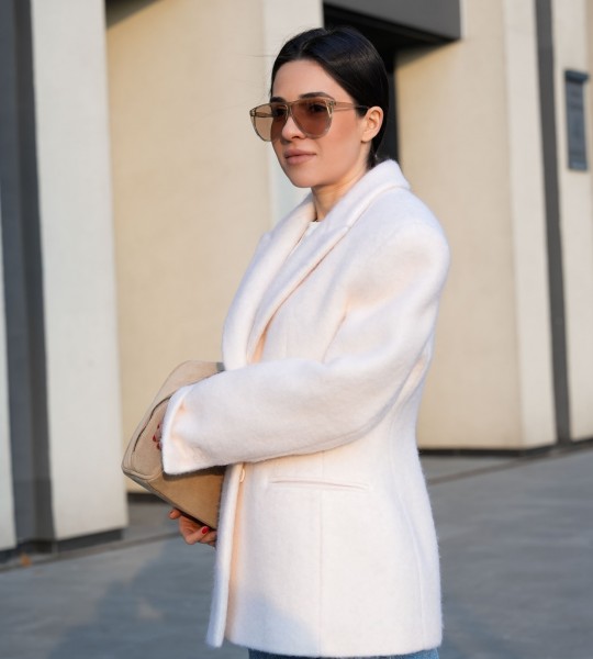 Жакет Soft Touch Молочний | Showroom By Nona — зображення 13