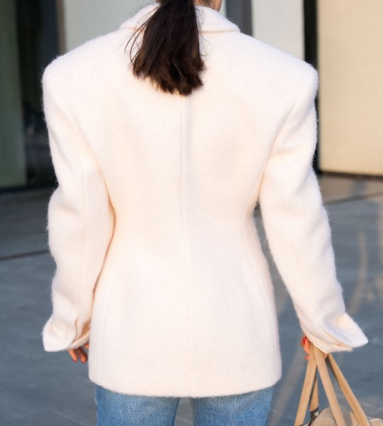 Жакет Soft Touch Молочний | Showroom By Nona — зображення 11