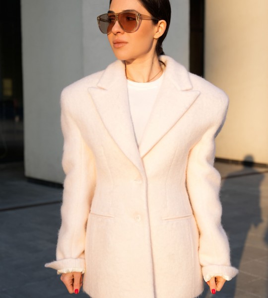 Жакет Soft Touch Молочний | Showroom By Nona — зображення 10