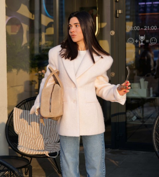 Жакет Soft Touch Молочний | Showroom By Nona — зображення 7