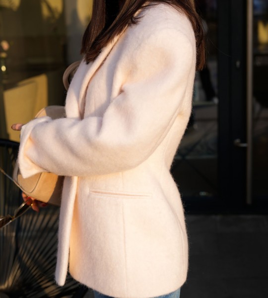 Жакет Soft Touch Молочний | Showroom By Nona — зображення 4