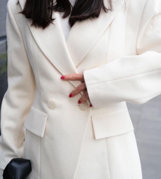 Блейзер Sharp Line Молочний | Showroom By Nona — зображення 3 Блейзер Sharp Line Молочний | Showroom By Nona — зображення 3