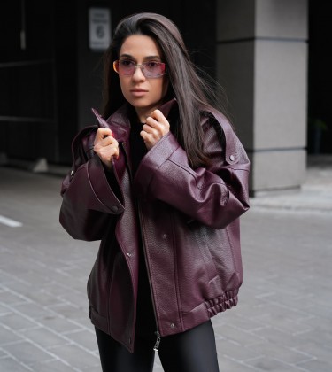 Куртка Urban Edge Leather Бордова