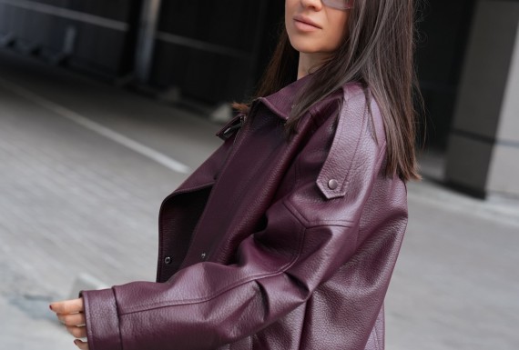 Куртка Urban Edge Leather Бордова