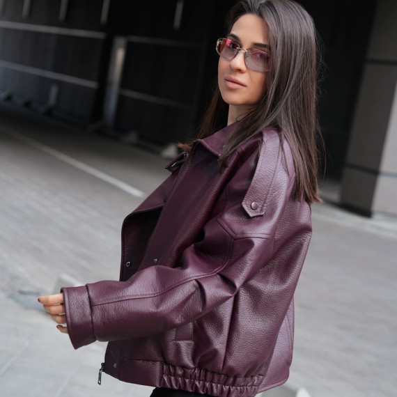 Куртка Urban Edge Leather Бордова