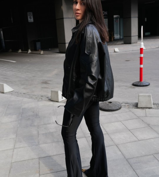 Куртка Urban Edge Leather Чорна | Showroom By Nona — зображення 4 Куртка Urban Edge Leather Чорна | Showroom By Nona — зображення 4