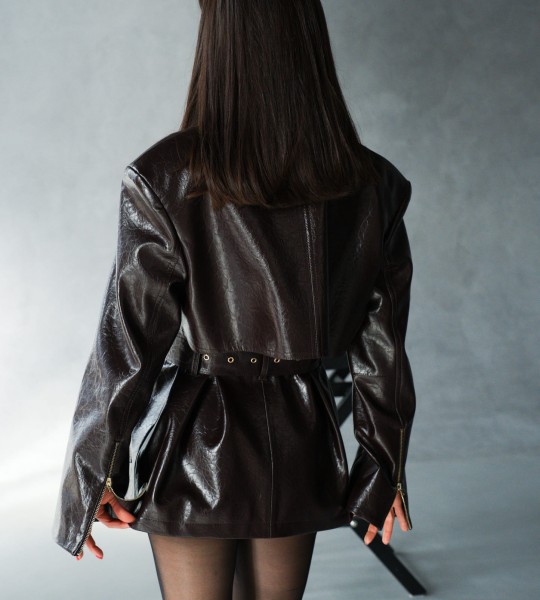 Куртка Dark Aura Chocolate Cherry | Showroom By Nona — зображення 3 Куртка Dark Aura Chocolate Cherry | Showroom By Nona — зображення 3