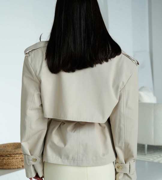 Тренч Elegant Form Холодний Беж | Showroom By Nona — зображення 5