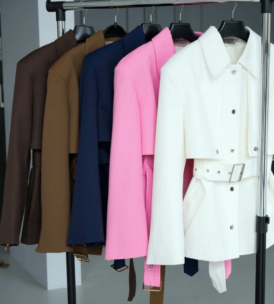 Тренч Belted Form Оливка | Showroom By Nona — зображення 6