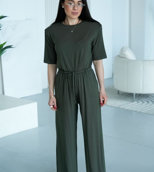 Футболка Scarlet Twist Хакі | Showroom By Nona — зображення 2