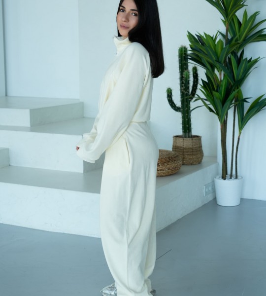 Світшот Cloud Zip Ivory | Showroom By Nona — зображення 3