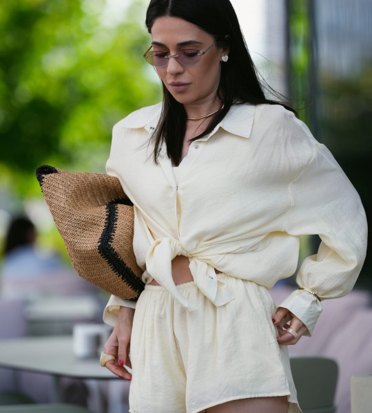 Шорти Breeze Ivory | Showroom By Nona — зображення 2