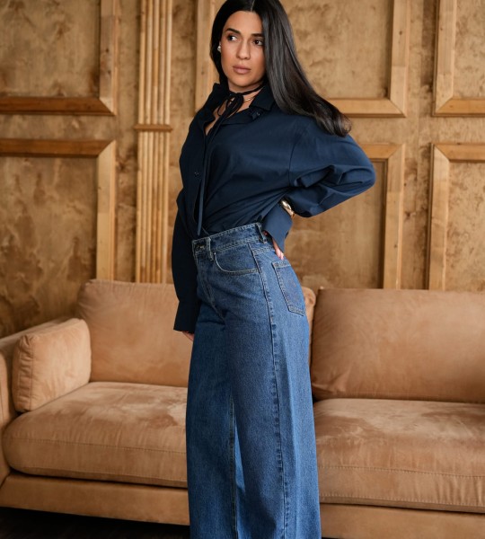 Джинси Denim Сині | Showroom By Nona — зображення 3