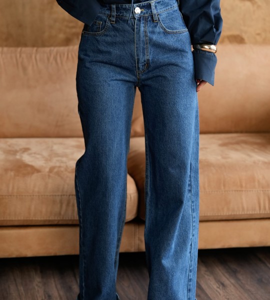 Джинси Denim Сині | Showroom By Nona — зображення 4