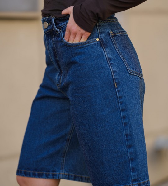 Бермуди Denim Сині | Showroom By Nona — зображення 5 Бермуди Denim Сині | Showroom By Nona — зображення 5