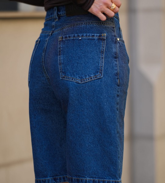 Бермуди Denim Сині | Showroom By Nona — зображення 6 Бермуди Denim Сині | Showroom By Nona — зображення 6