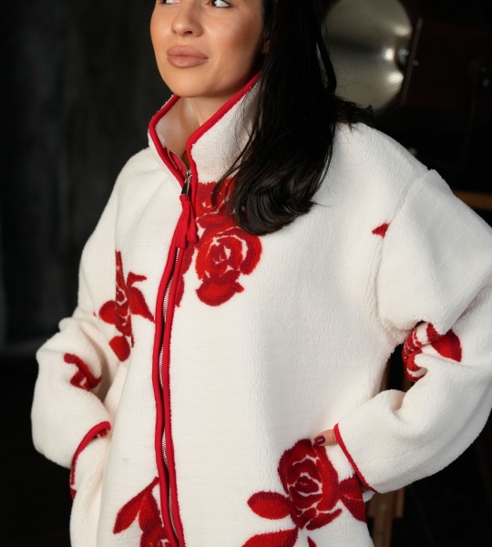 Флісова кофта Red Roses