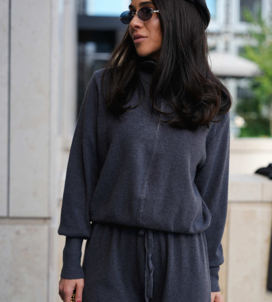 Костюм Signature Knit Графіт | Showroom By Nona — зображення 4