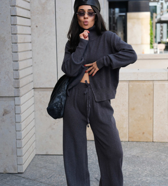 Костюм Signature Knit Графіт | Showroom By Nona — зображення 2