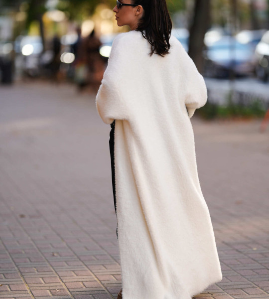 Кардиган Maxi Молочний | Showroom By Nona — зображення 4 Кардиган Maxi Молочний | Showroom By Nona — зображення 4