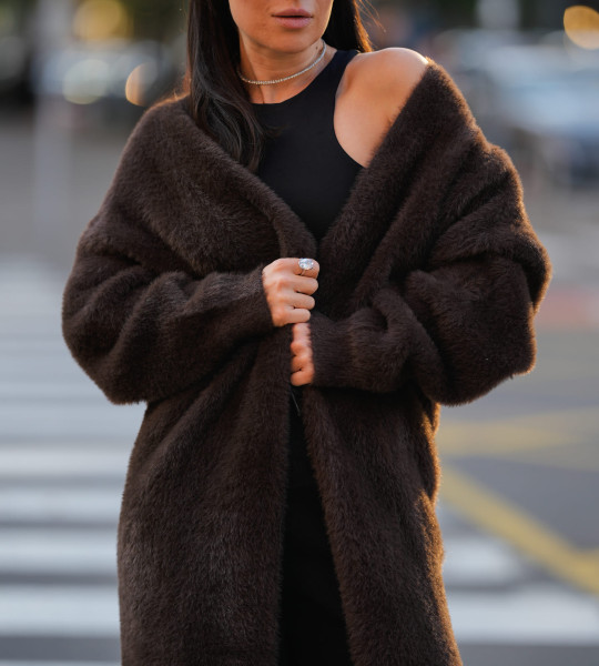 Кардиган Maxi Шоколад | Showroom By Nona — зображення 5 Кардиган Maxi Шоколад | Showroom By Nona — зображення 5