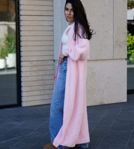 Кардиган Maxi Рожевий | Showroom By Nona — зображення 6